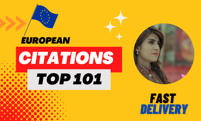 Gig Preview - Do top european 101 local citations seo and directory submission