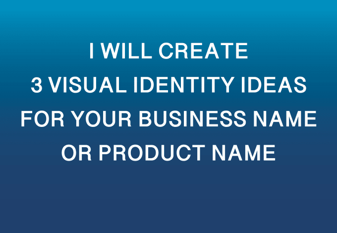 Gig Preview - Create a visual identity for your business