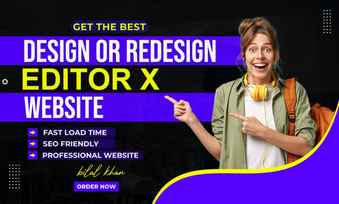 Gig Preview - Design attractive and advanced responsive website on editorx