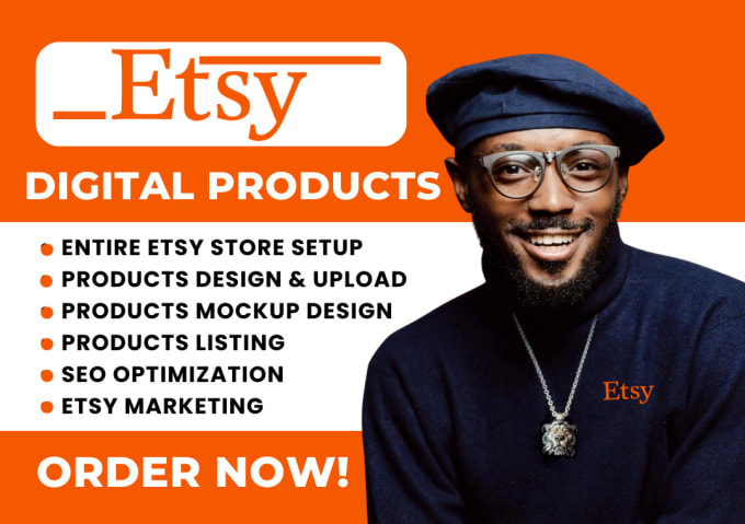 Gig Preview - Design etsy digital products etsy shop setup etsy digital product etsy shop SEO