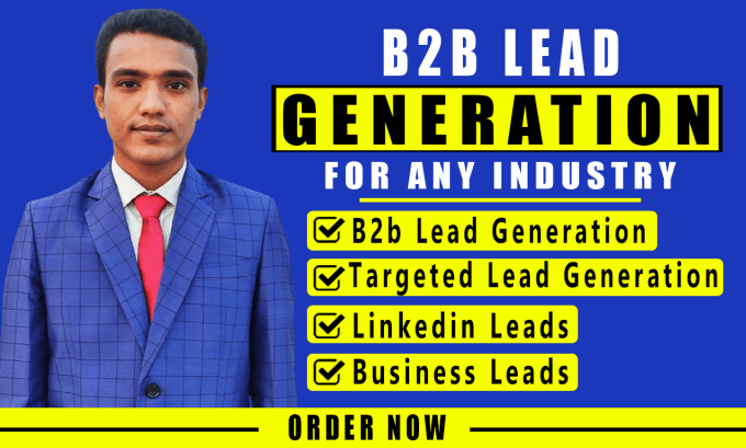 Bestseller - do b2b lead generation, linkedin leads for any industries