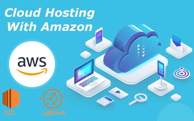 Gig Preview - Setup amazon aws ec2, s3, rdp, rds, lightsail cloud hosting