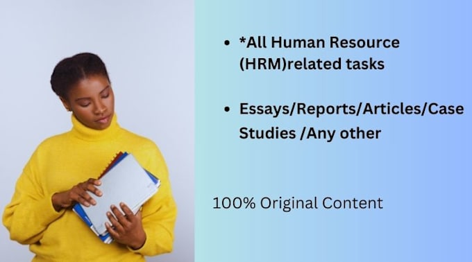 Gig Preview - Write your human resource management tasks