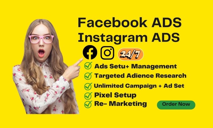 Gig Preview - Run facebook ads instagram ads and a shopify ads campaign