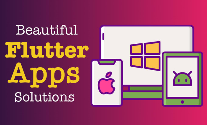 Gig Preview - Be flutter developer for beautiful mobile app solutions