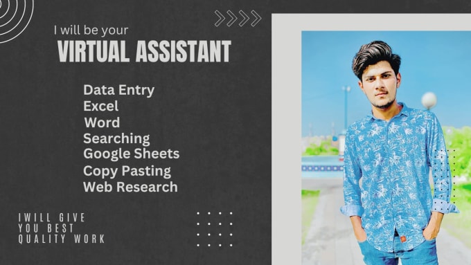 Gig Preview - Be your reliable virtual assistant for data entry, typing job