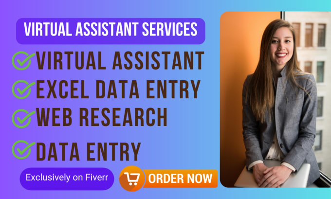 Gig Preview - Be your virtual assistant for excel data entry, data mining, and copy paste task