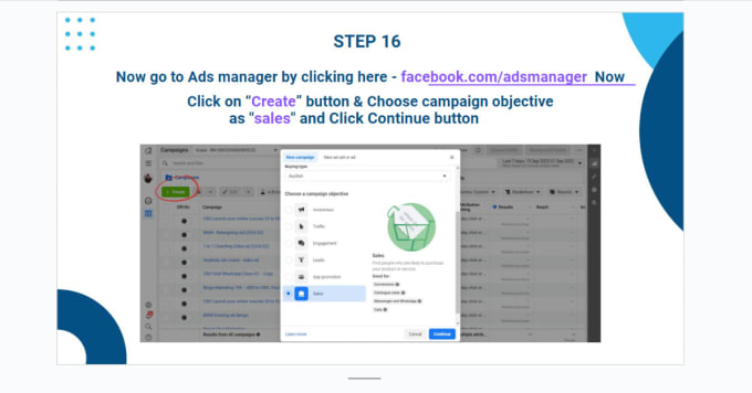 Gig Preview - Train how to create and run facebook ads campaign