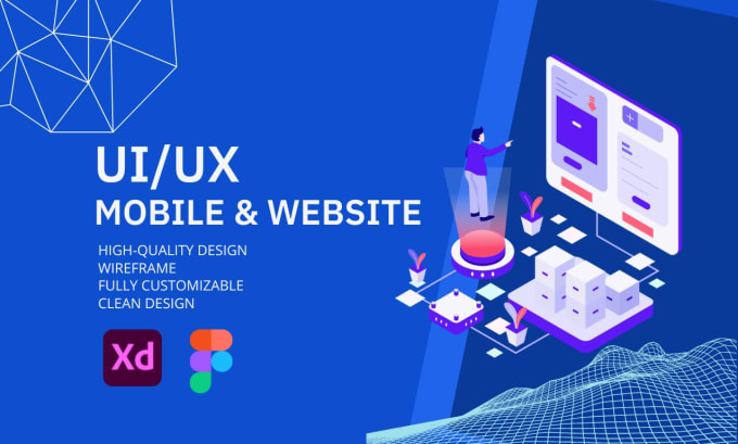 Gig Preview - Create website ui design, ui ux design,mobile app UI UX design