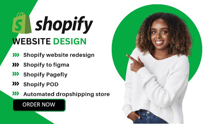 Gig Preview - Create automated dropshipping store shopify website redesign shopify to figma