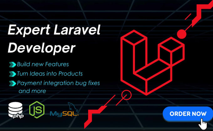 Gig Preview - Be your laravel developer, website developer, backend developer, full stack dev