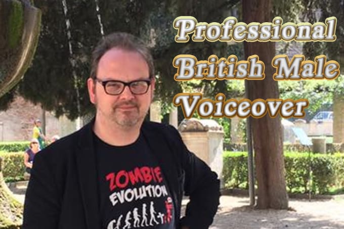 Gig Preview - Record a male british accent voiceover for your project