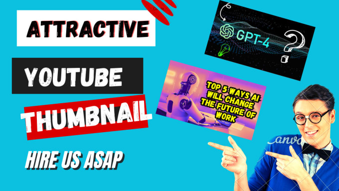 Gig Preview - Make attractive youtube thumbnails