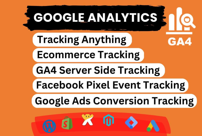 Gig Preview - Fix google analytics ga4 ecommerce tracking, fb pixel, ads conversion tracking