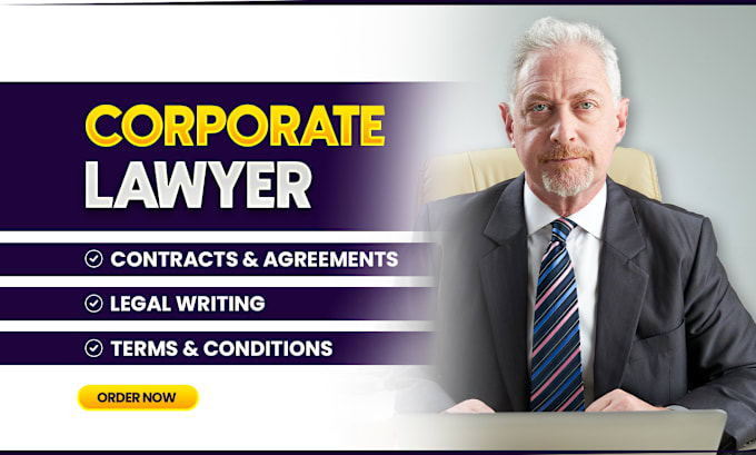 Gig Preview - Write legal contract, agreement, terms, articles, llc operating, legal services