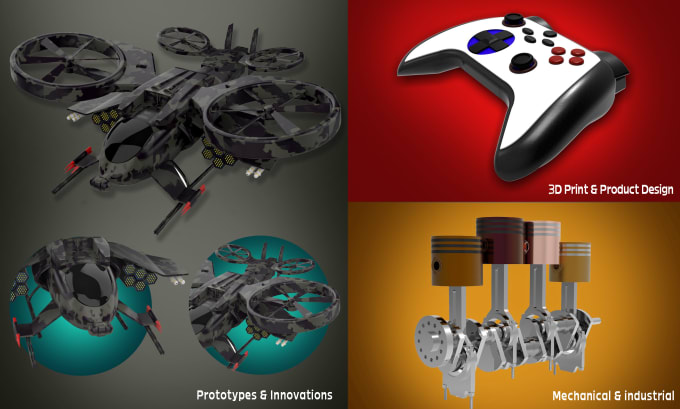 Gig Preview - Do 3d modeling, product design and rendering in solidworks