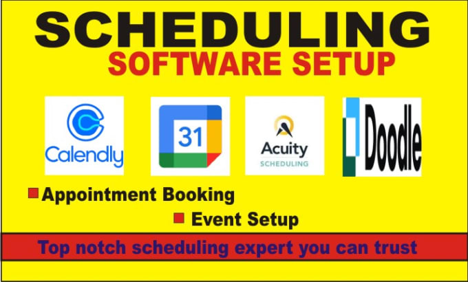 Gig Preview - Set up calendly tidycal acuity scheduling google calendar  appointment booking