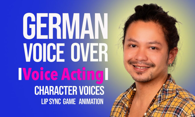 Gig Preview - Be german voice actor for videogame character, cartoon,vr,apps,animatronics,moba