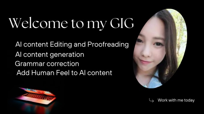 Gig Preview - Proofread and edit ai chatgpt and google bard content