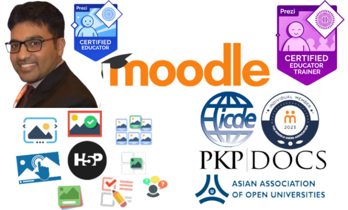 Gig Preview - Develop interactive h5p content in moodle for online course