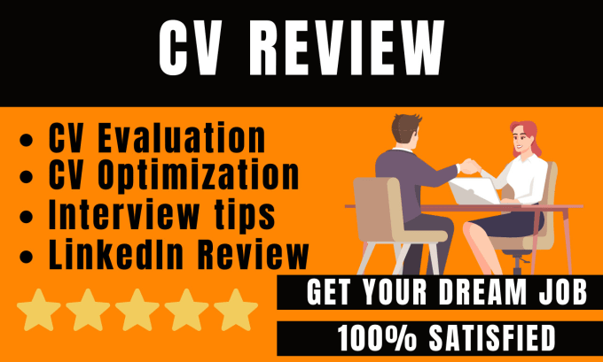 Gig Preview - Review your CV and resume as an executive recruiter in 1 day