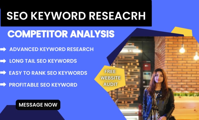 Gig Preview - Do SEO keyword research and competitor analysis