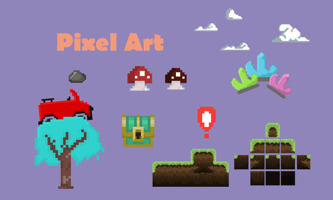 Gig Preview - Paint pixel art for youuu