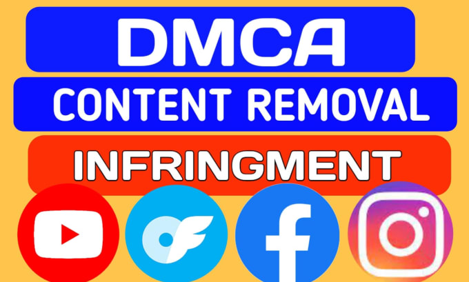 Gig Preview - Remove delete copyright content tiktok, youtube, insta, reddit, fb under dmca