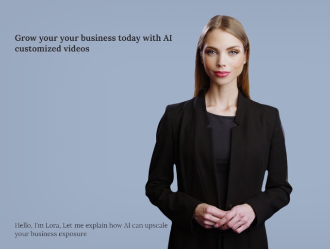 Gig Preview - Create ai animated spokesperson videos for your business