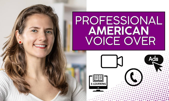 Gig Preview - Produce a professional female american voice over