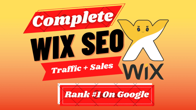 Gig Preview - Do on page SEO for wix and technical optimization service