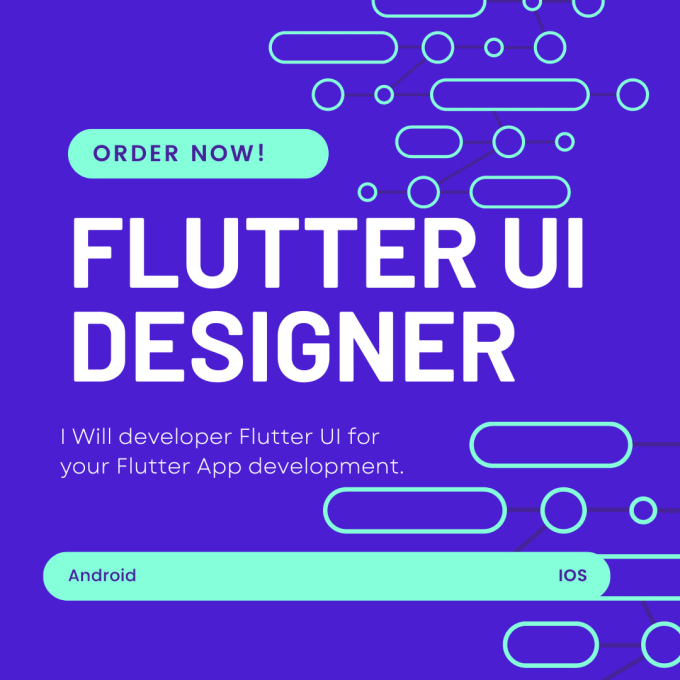 Gig Preview - Develop android and ios apps ui design using flutter