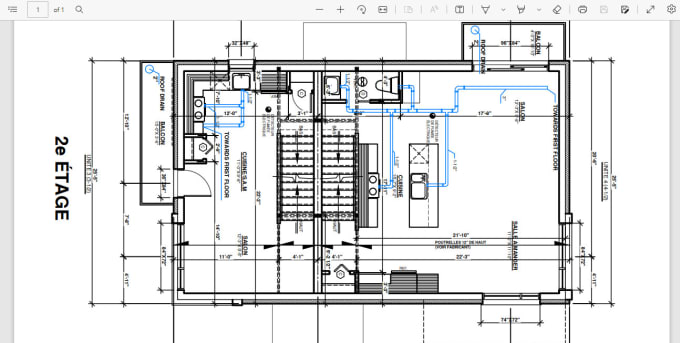 Gig Preview - Draw plumbing and drainage blueprints for city permit