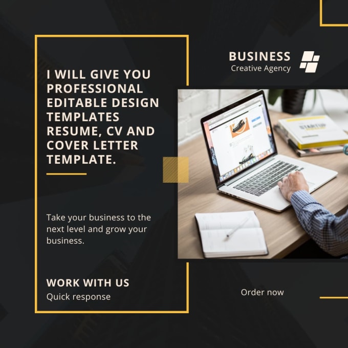 Gig Preview - Write a professional resume, edit cv and professional editable design templates