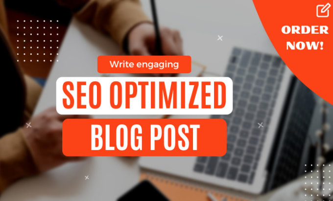 Gig Preview - Write engaging SEO optimized blog posts and articles