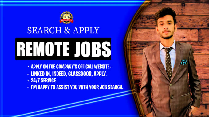 Gig Preview - Search and apply for remote jobs, onsite jobs or any job applications