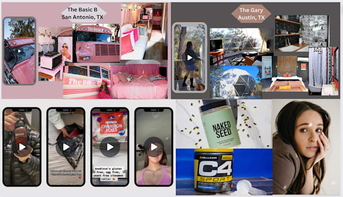 Gig Preview - Create ugc video photo ads for, tik tok, instagram, facebook