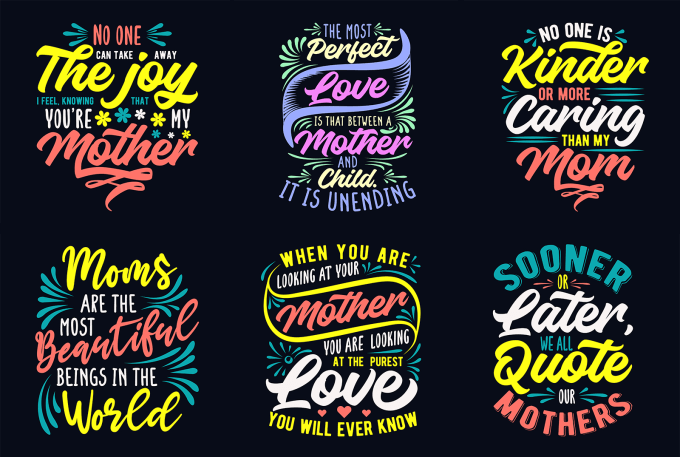 Bestseller - do custom t shirt designs with hand lettering typography and unique graphics