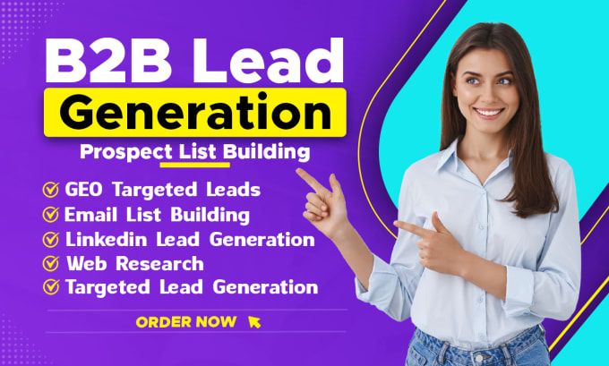 Gig Preview - Do GEO targeted b2b lead generation and prospect email list building