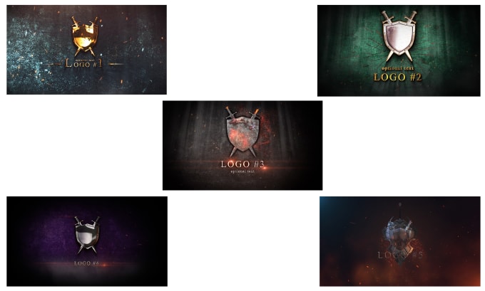 Gig Preview - Create an epic dark cinematic 3d logo reveal