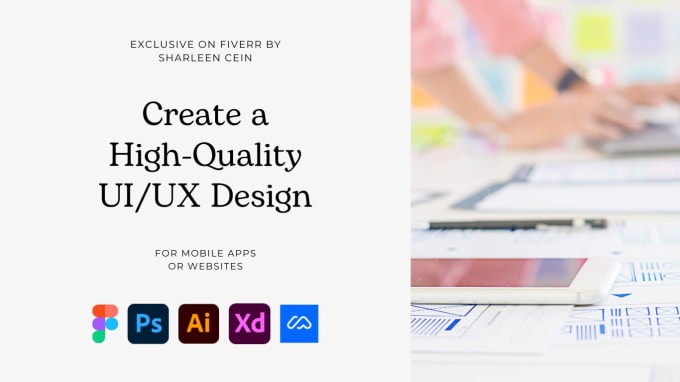 Gig Preview - Create high quality UI UX design for mobile apps or websites