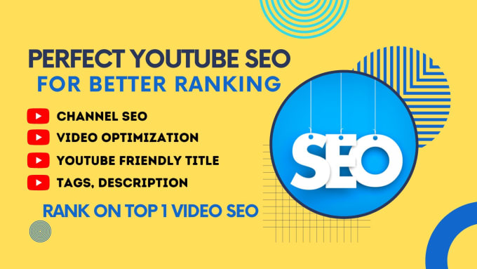 Gig Preview - Do write SEO title, description and tags for your youtube video