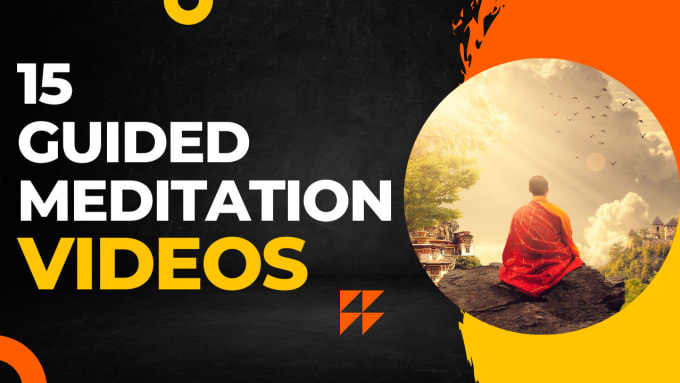 Gig Preview - Provide 15 premade guided meditation videos for youtube, commercial use