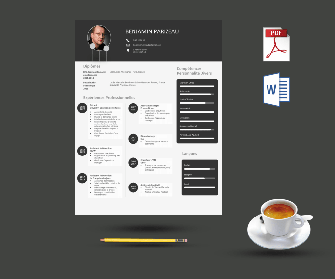 Gig Preview - Design attractive resume or cv