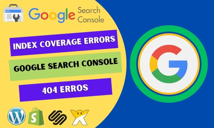 Gig Preview - Fix index coverage errors in google search console, 404 errors