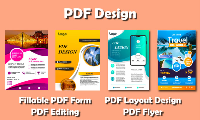 Gig Preview - Be your professional PDF creator any file into a beautiful PDF