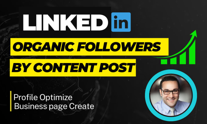 Gig Preview - Create your linkedin post and grow your organic follower