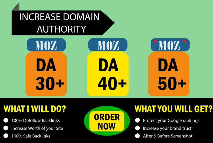 Gig Preview - Increase da domain authority 50 plus and moz pa 30 plus for your website