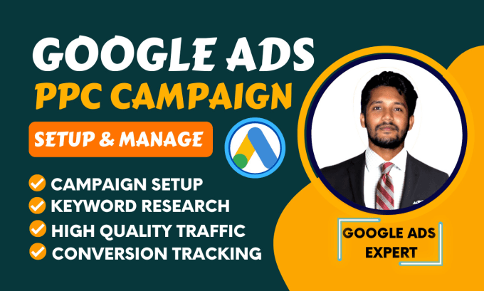 Gig Preview - Setup and manage google ads adwords PPC campaign for leads and sales