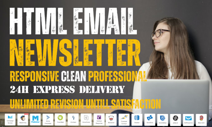 Gig Preview - Design a professional HTML email template or newsletter